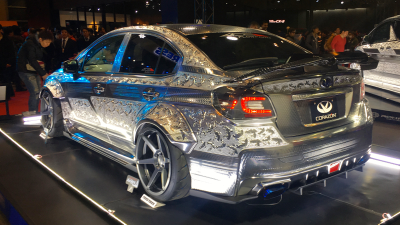 Illustration for article titled The Corazon Subaru WRX Is Fit For A Cylon Battle Fleet